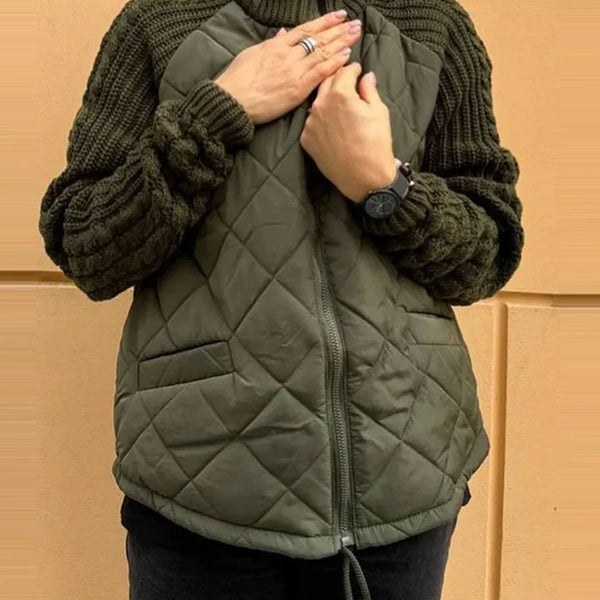 פאצ’™ | ג’קט קז’ואל בשילוב טלאים