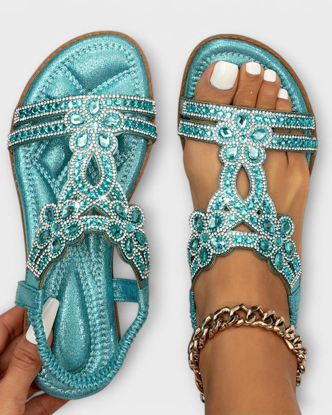 סנדלי רוזלי אורטופדיים בסגנון בוהו