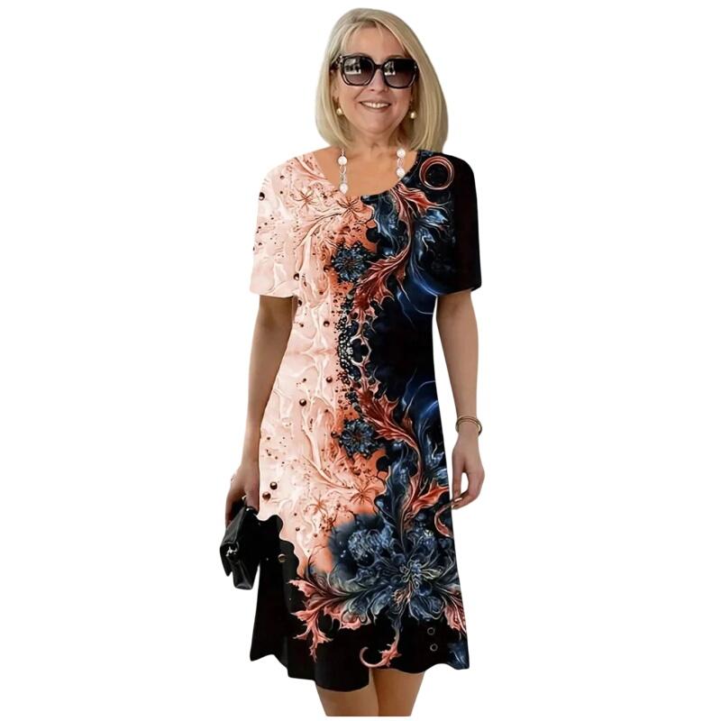 פלורה™ | שמלת פרחים תלת-ממדית קלילה