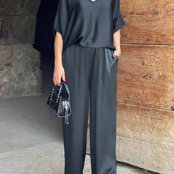 Ashlee - סט אלגנטי עם שרוולים קצרים