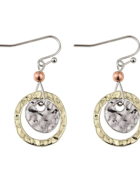 עגילי הופי בסגנון עתיק - תכשיטי לורה