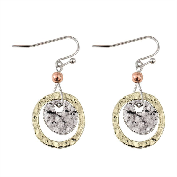 עגילי הופי בסגנון עתיק - תכשיטי לורה