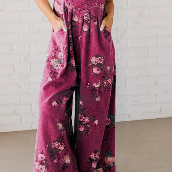 חליפת גזירה פרחונית