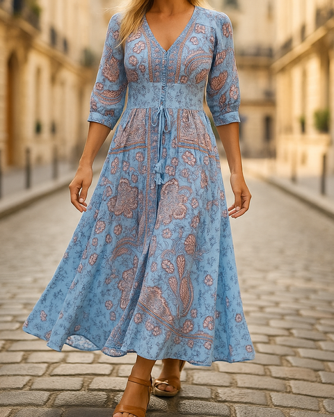 Lou - שמלת מקסי אלגנטית וקז'ואלית