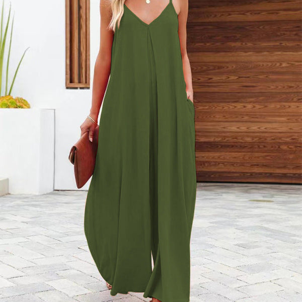 בגד גוף חדש בצבע אחיד עם כיס צדדי