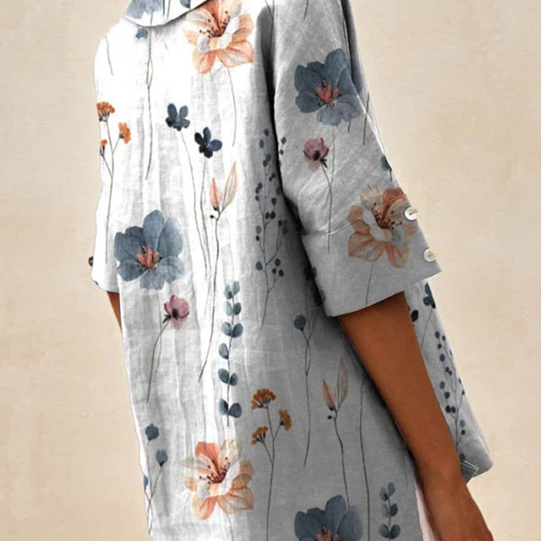 אנדראה | טופ אלגנטי עם צווארון V