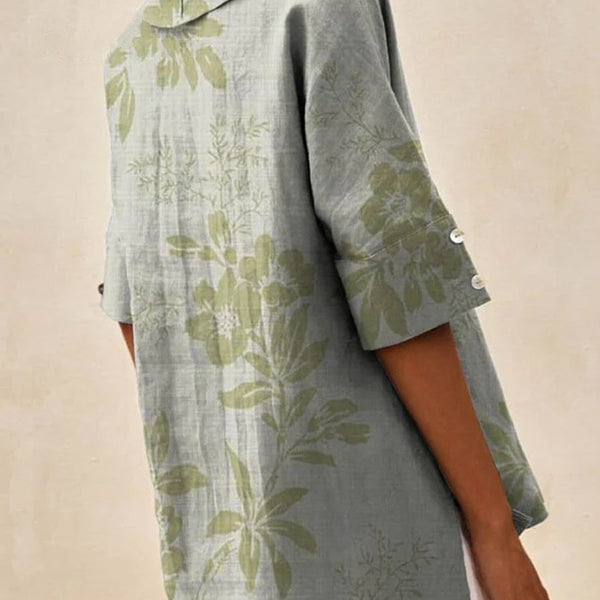 אנדראה | טופ אלגנטי עם צווארון V