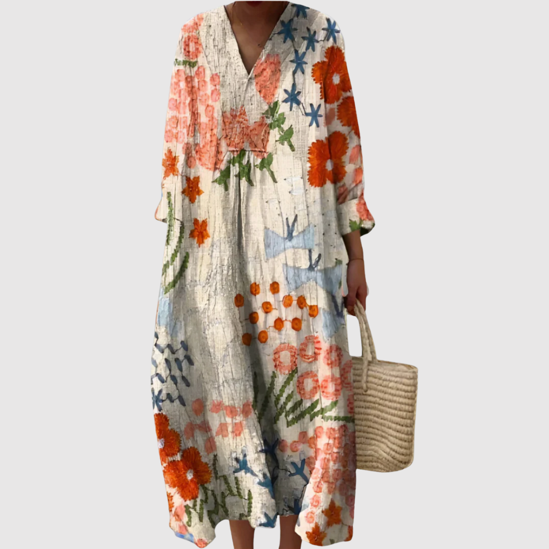 ורדית - שמלה נוחה