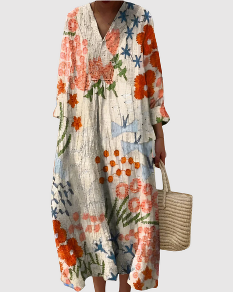 ורדית - שמלה נוחה