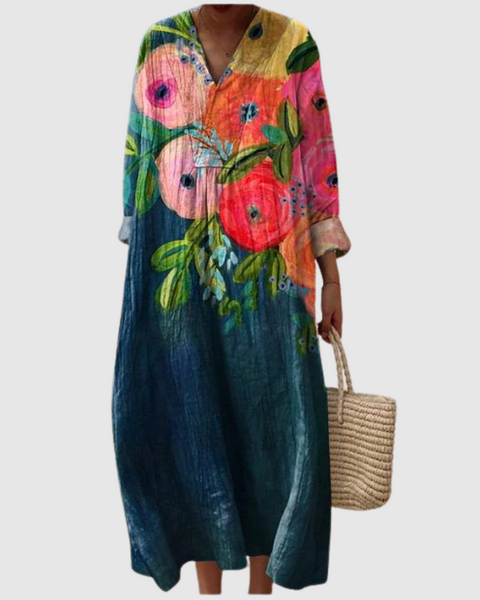 סיגלית - שמלה נוחה