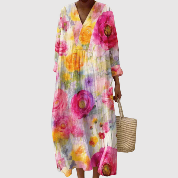 ורדית - שמלה נוחה