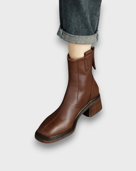 פיאן - מגפיים קלאסיים מעור איכותי