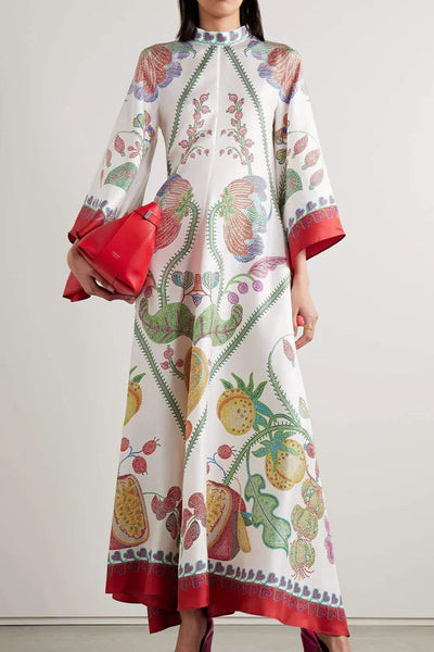 Elica - שמלת מקסי מודפסת