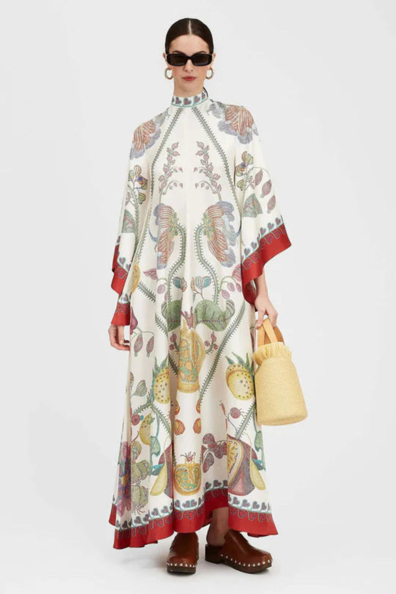 Elica - שמלת מקסי מודפסת