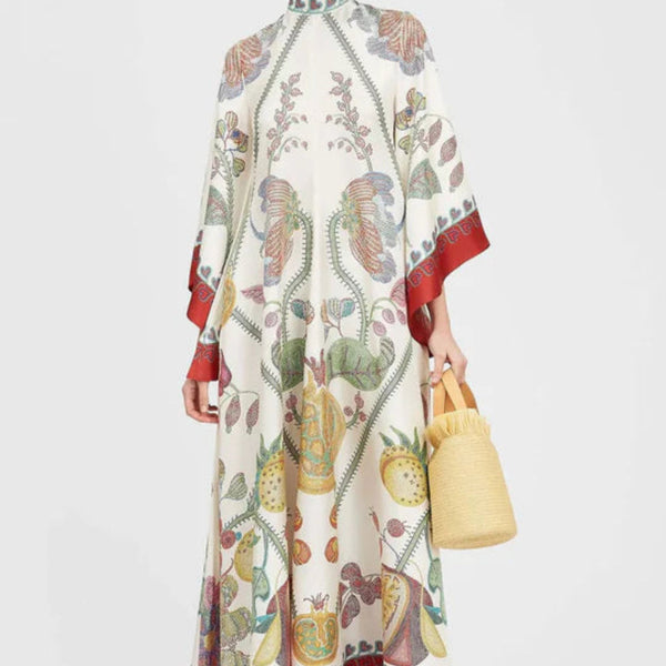 Elica - שמלת מקסי מודפסת