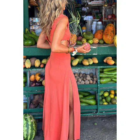 Teigra - שמלת חריץ אלסטית