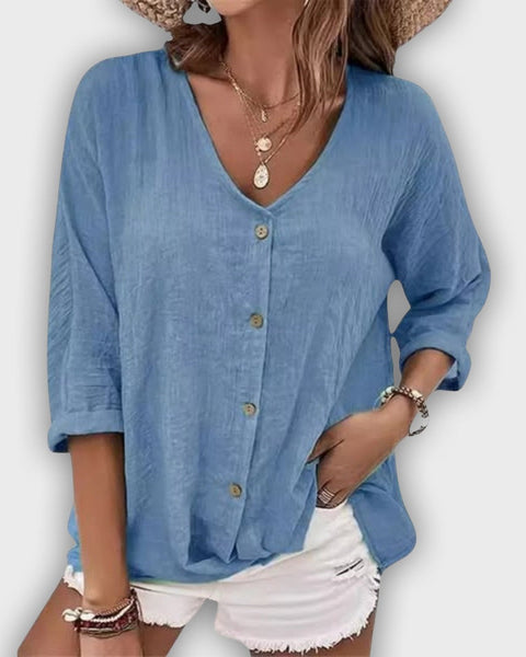 חולצת ורוניקה יומית אלגנטית ונוחה לנשים