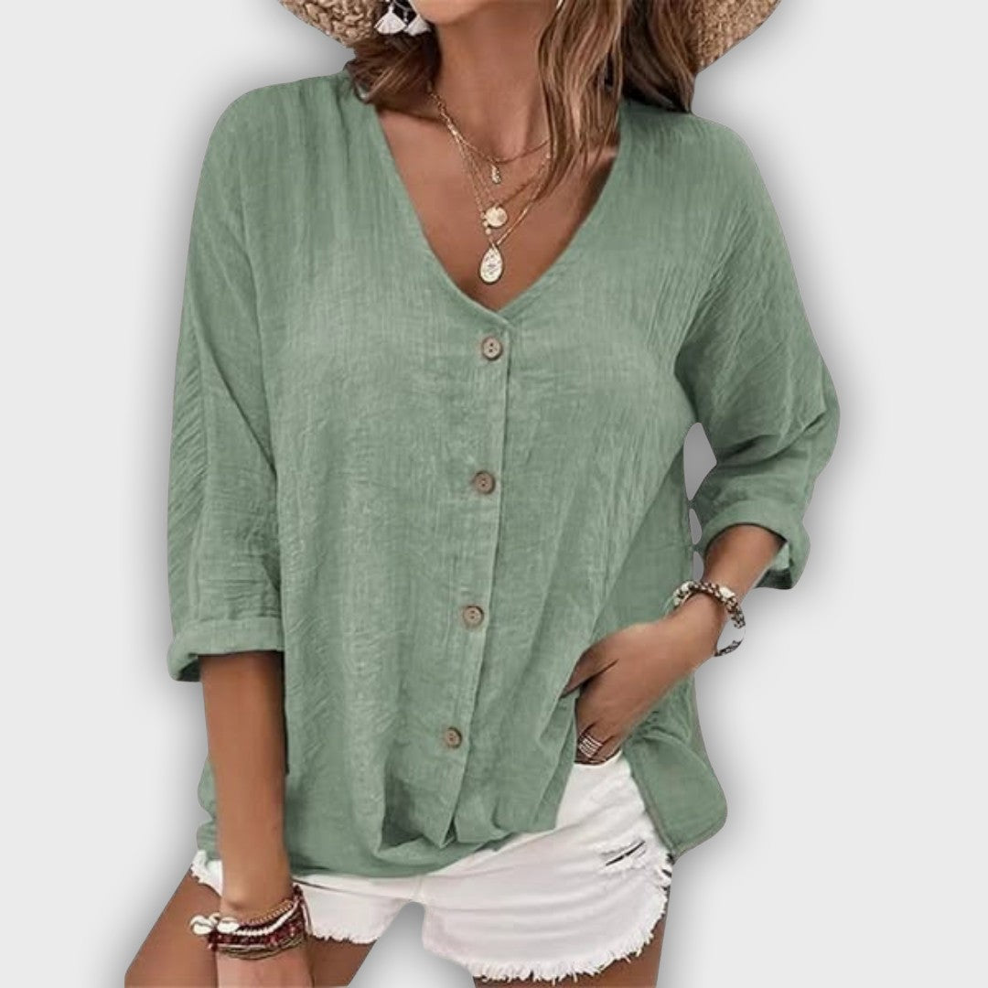 חולצת ורוניקה יומית אלגנטית ונוחה לנשים