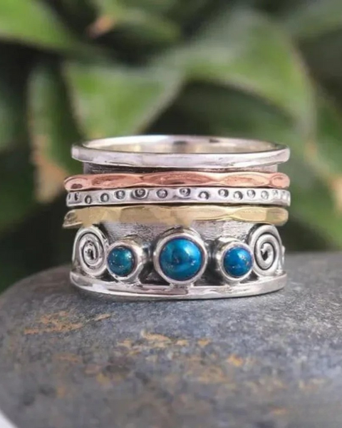 טבעת מדיטציה בוהמית ספארי – תכשיט יוקרתי ואיכותי