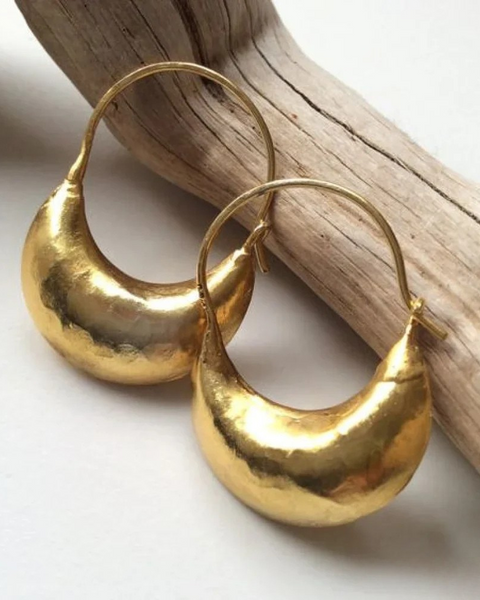 עגילי סShell רטרו - תכשיטי לורה