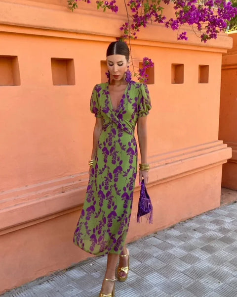 מאיה™ | שמלת בליסימו מודפסת