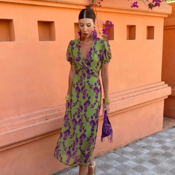 מאיה™ | שמלת בליסימו מודפסת