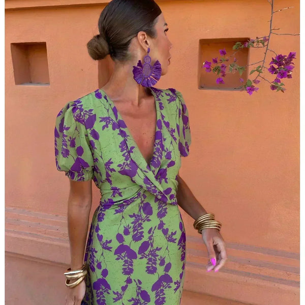 מאיה™ | שמלת בליסימו מודפסת