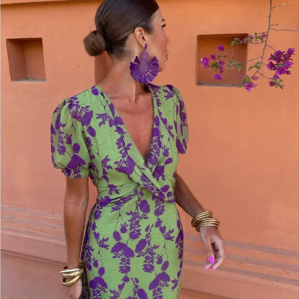 מאיה™ | שמלת בליסימו מודפסת