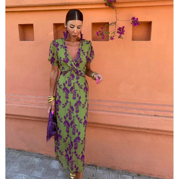 מאיה™ | שמלת בליסימו מודפסת