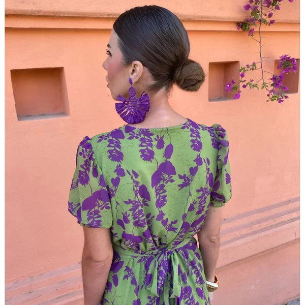 מאיה™ | שמלת בליסימו מודפסת