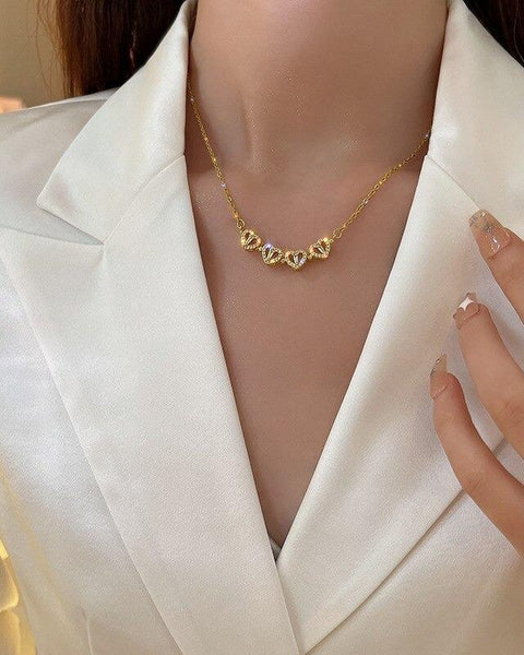 שרשרת תליון תלתן בעל ארבעה עלים - תכשיט המייצג מזל ואמונה