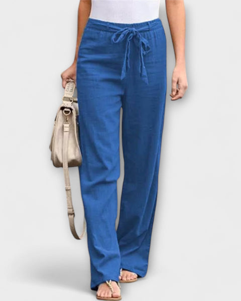 מכנסי פשתן קלים של לורן - נוחות ואלגנטיות