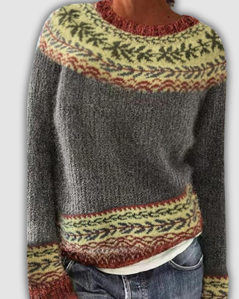 אנוק™ - סוודר רטרו נעים