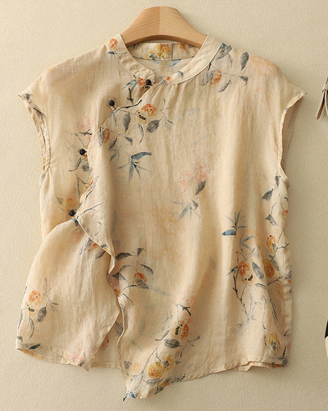 Zari - חולצת מנדרינית אלגנטית וקז'ואלית