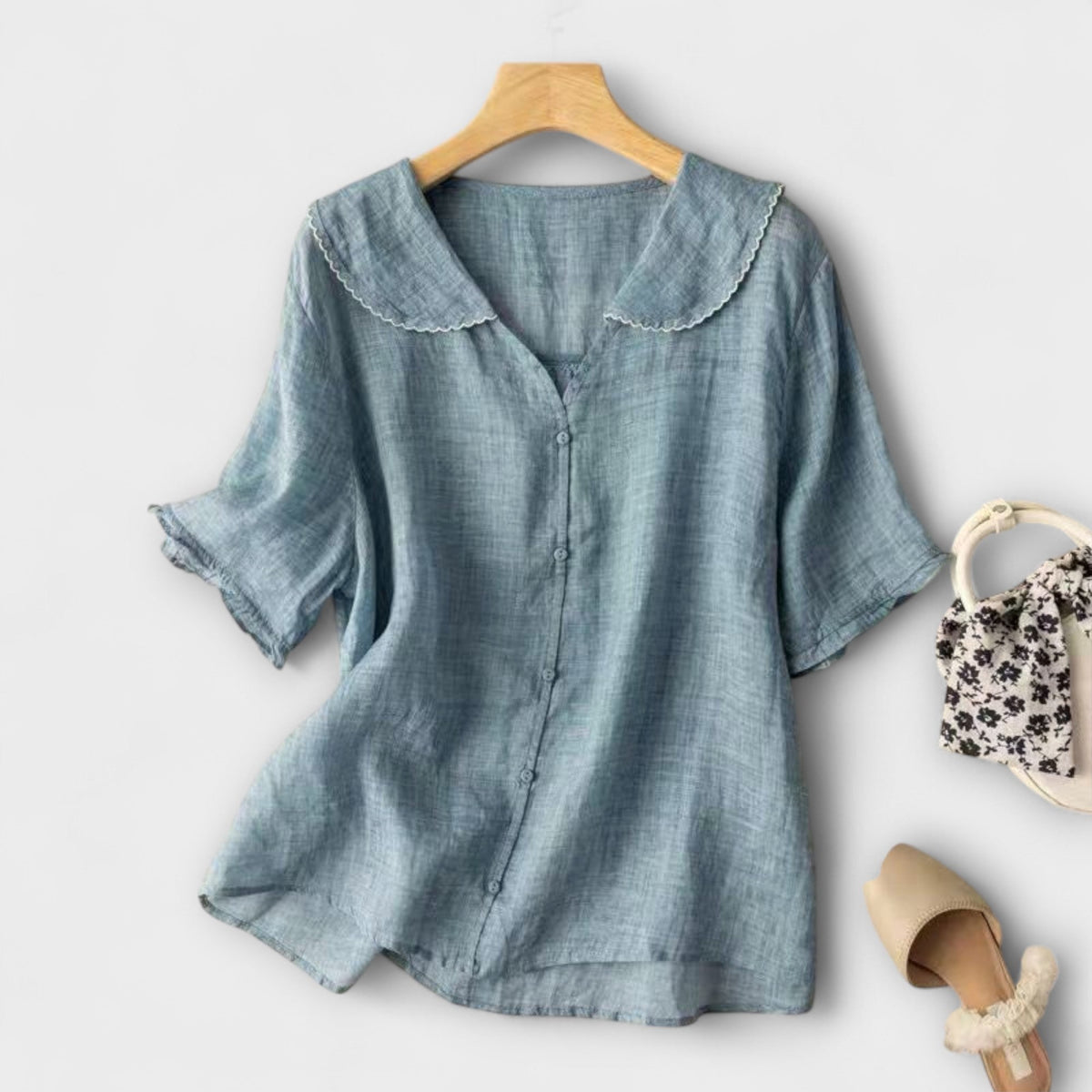 חולצת פשתן ברנדה - אלגנטיות ונוחות יומית