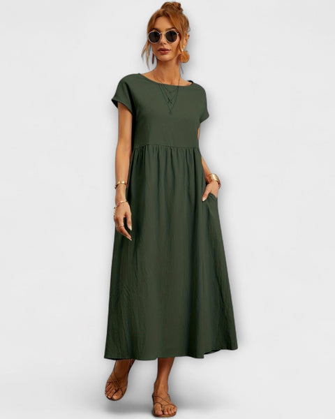 שמלת מגנוליה קלילה לנשים - נוחות ואלגנטיות בכל יום