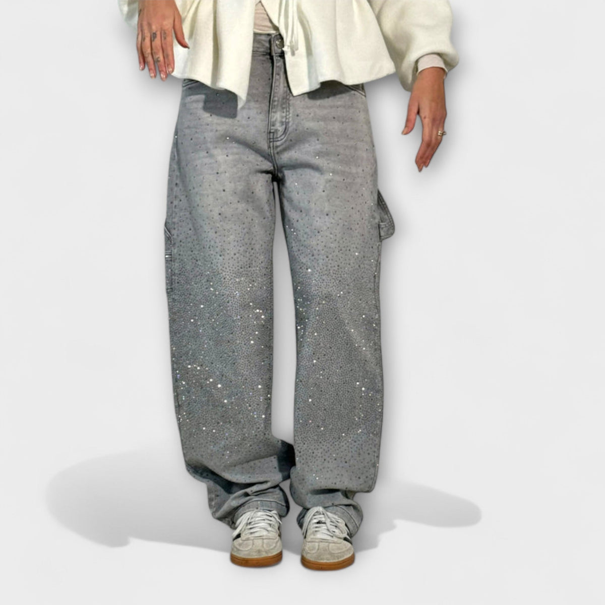 ג'ינס קארפנטר בלון לנשים - נוחות ועיצוב ייחודי