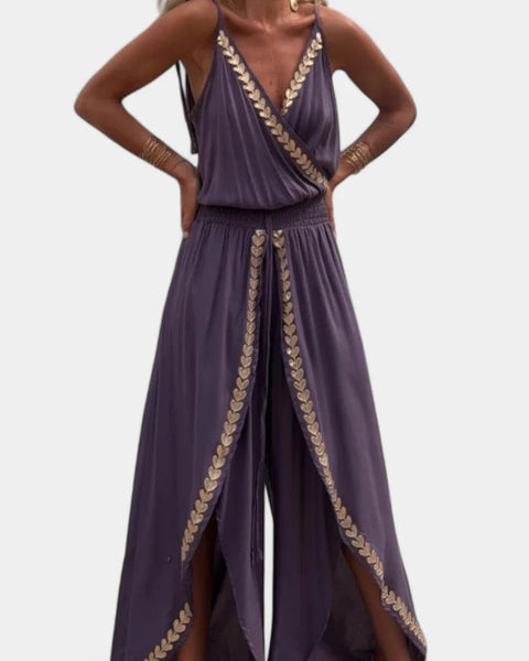 Safinaz - אוברול אלגנטי ללא שרוולים