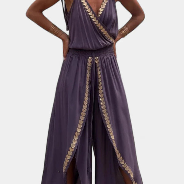 Safinaz - אוברול אלגנטי ללא שרוולים