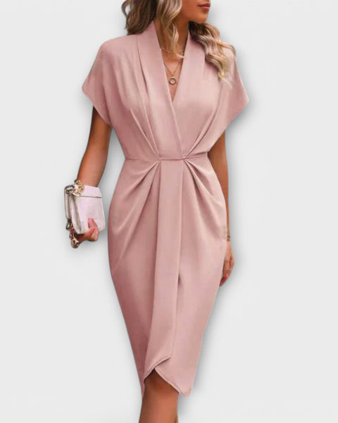 שמלת מידי עם קשר סרנה - אלגנטיות ונוחות
