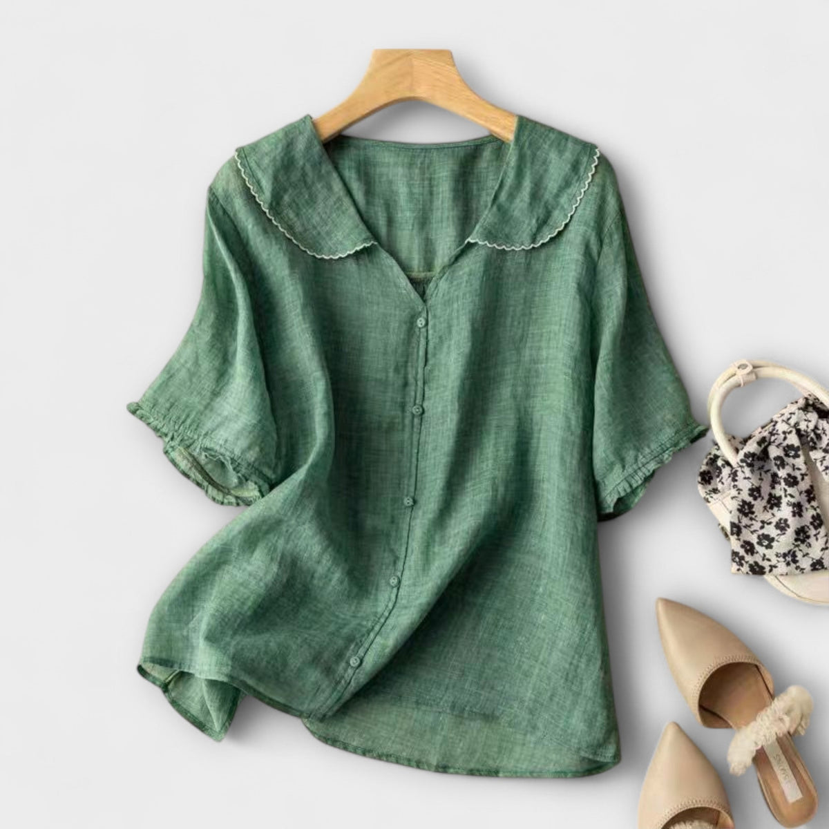 חולצת פשתן ברנדה - אלגנטיות ונוחות יומית