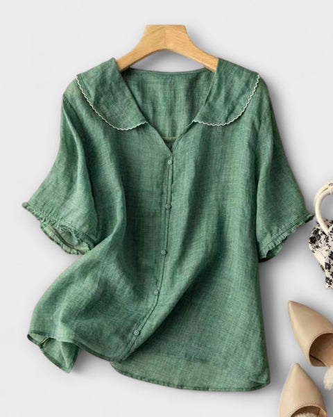 חולצת פשתן ברנדה - אלגנטיות ונוחות יומית