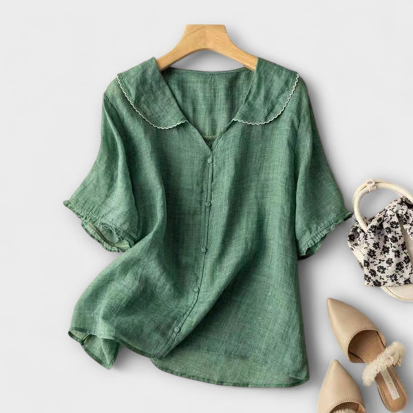 חולצת פשתן ברנדה - אלגנטיות ונוחות יומית