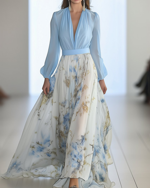 יעל™ | שמלת מקסי פרחונית תוססת