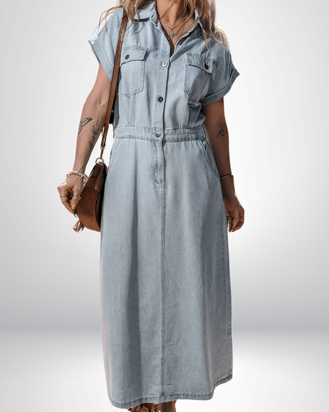 Brygida - שמלת ג'ינס אלגנטית