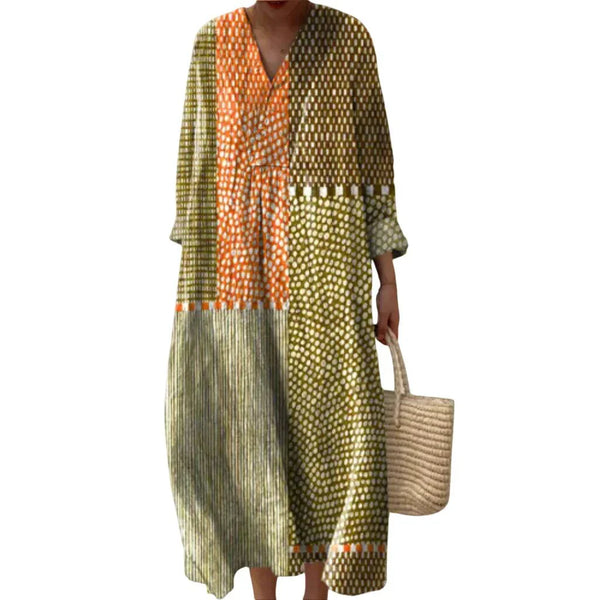 אלינור | שמלת גיאומטרית אלגנטית