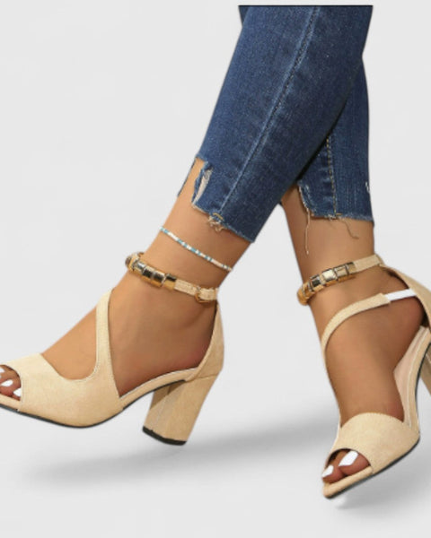 אלי - סנדלים אלגנטיים עם אצבעות חשופות לנשים