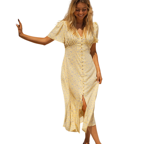 דיانا™ | שמלת מידי קיץ פרחונית