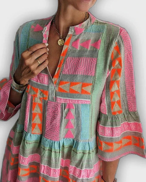 שמלת ג'וליאן בוהו עם שכבות - נוחה וסטייליסטית