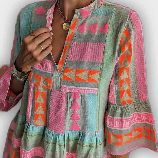 שמלת ג'וליאן בוהו עם שכבות - נוחה וסטייליסטית